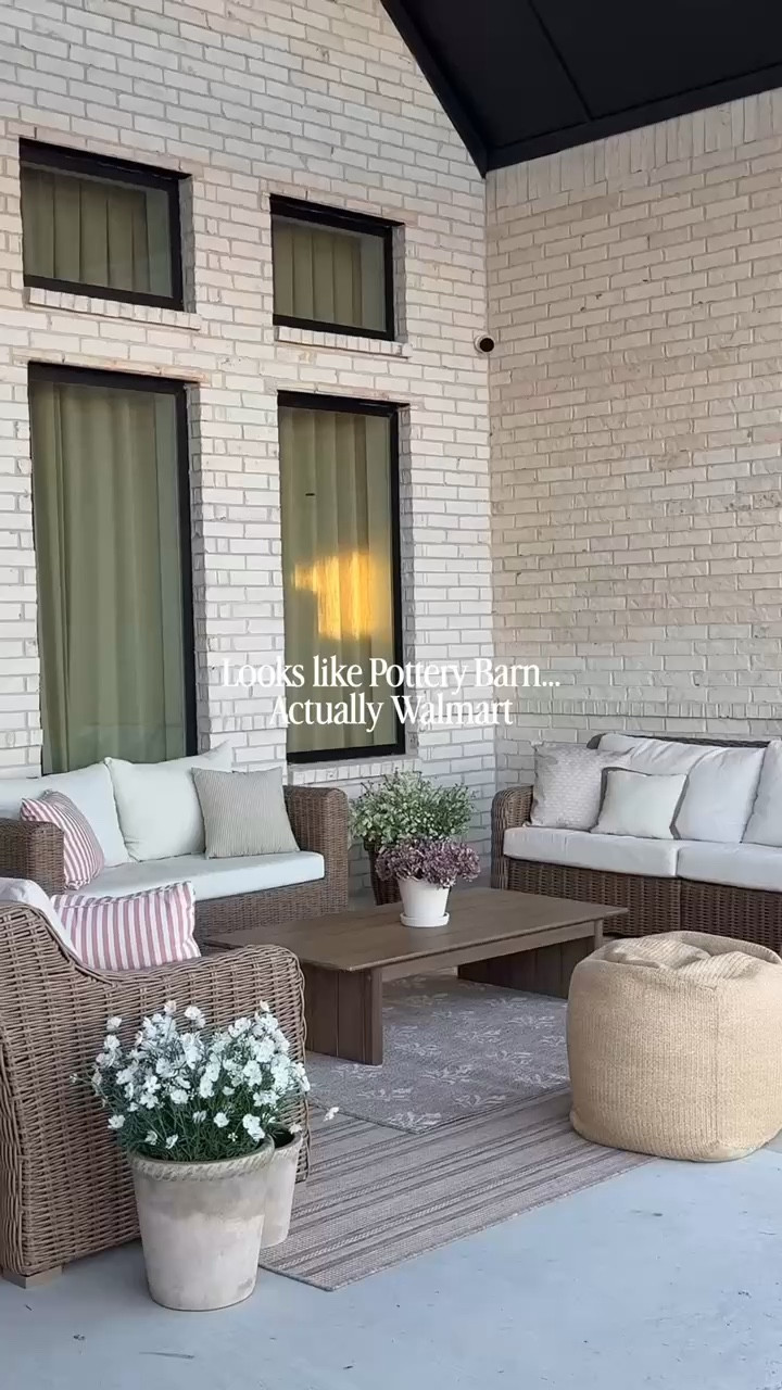My whole patio is super budget friendly - including my favorite outdoor couches from
Walmart!! They’re SOOO nice and comparable to PB!! 

#patiofinds #outdoor #patiodecor #walmartfinds 

#LTKSeasonal #LTKHome