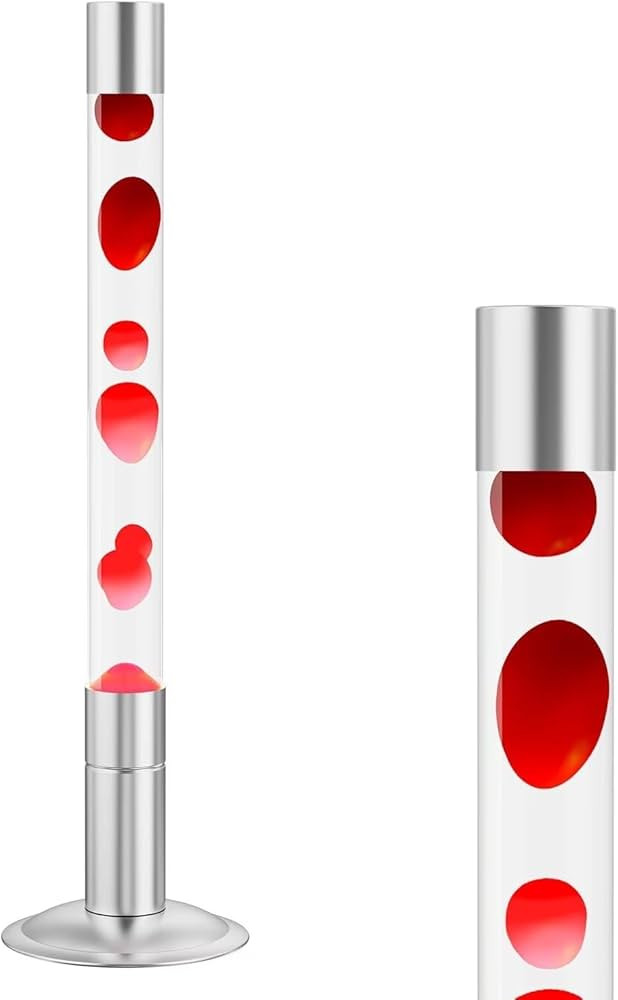 Liquid Motion Lamp, 30-Inch Magma Lamps for Adults Kids with Red Wax in Blue Liquid Motion Lamp C... | Amazon (US)