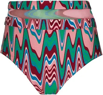Amazon.com: PatBO, Wave Printed Mesh Bikini Bottom : Luxury Stores | Amazon (US)
