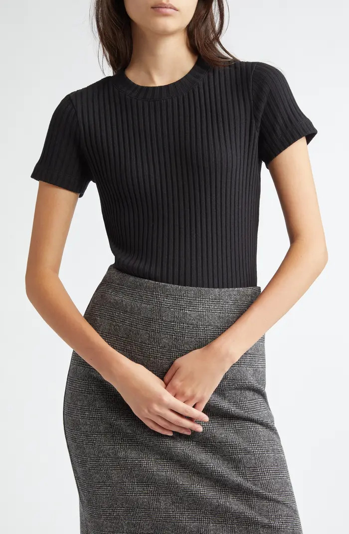 Rib Crewneck Top | Nordstrom Rack