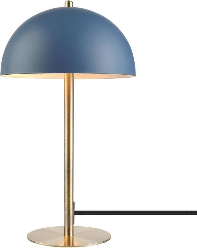 Globe Electric 12976 Haydel 21" 2-Light Table Lamp, Matte Brass, Double On/Off Pull Chain | Amazon (US)