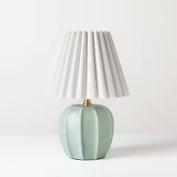 Ceramic Accent Table Lamp with Scallop Shade - Hearth & Hand™ with Magnolia | Target