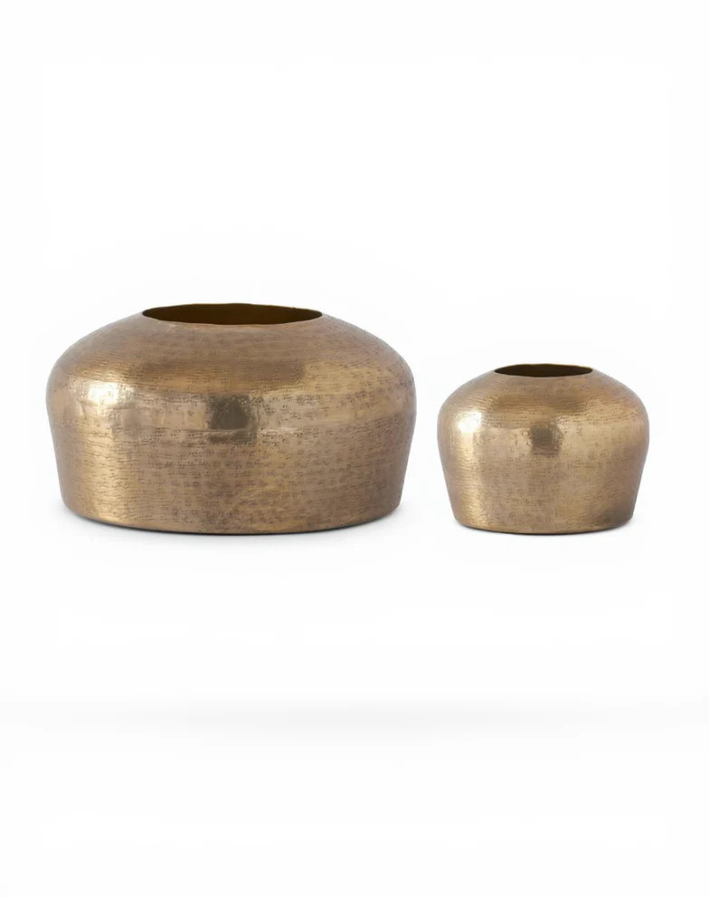 Hammered Gold Vase | MJHome
