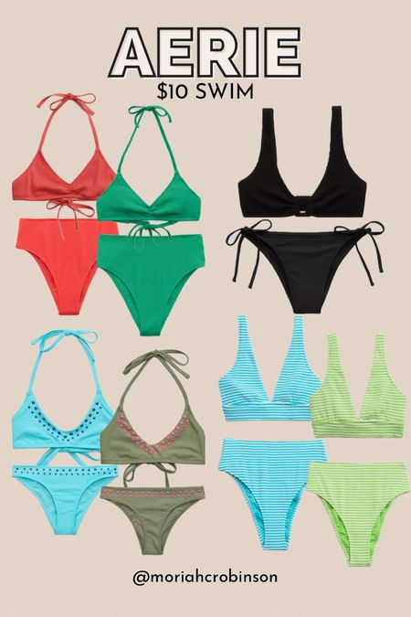 Aerie — $10 swim 

Swimwear, summer fashion, swimsuit, summer fashion, beach, pool, bikini, mom friendly swim 

#LTKFindsUnder50 #LTKSwim #LTKSaleAlert