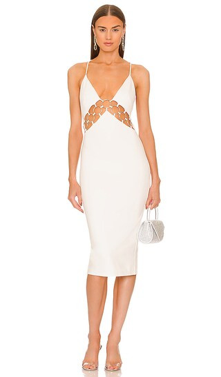 x REVOLVE Robin Midi Dress in White | Revolve Clothing (Global)