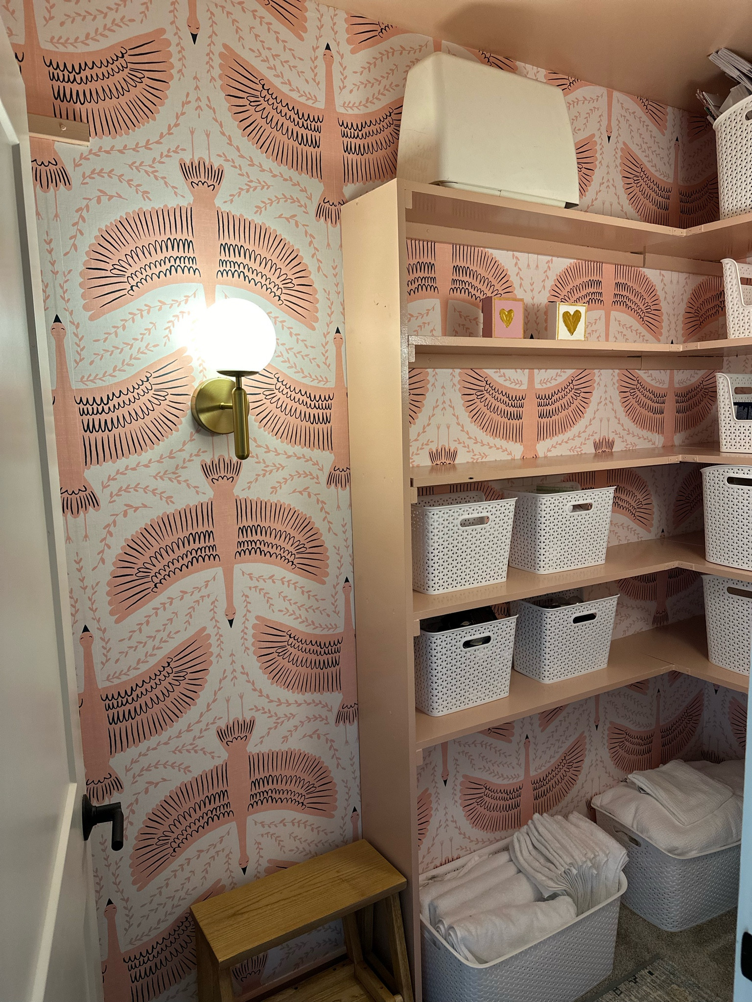 Shop our total closet transformation!

Paint color is Behr flowerpot 