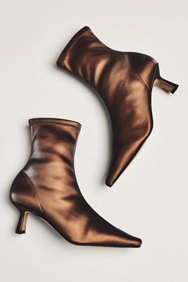 Angel Alarcon Pointed-Toe Kitten-Heel Boots | Anthropologie (US)