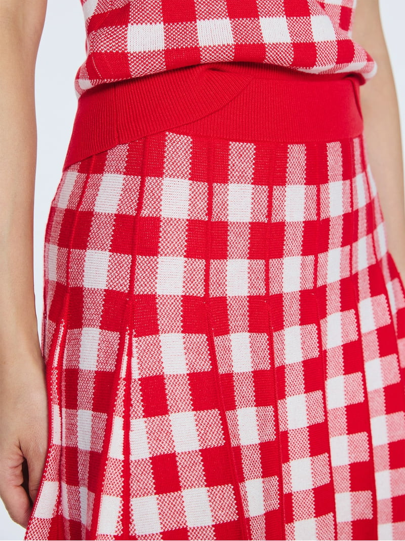 Free Assembly Women's Pleated Mini Sweater Skirt, Sizes XS-XXL | Walmart (US)