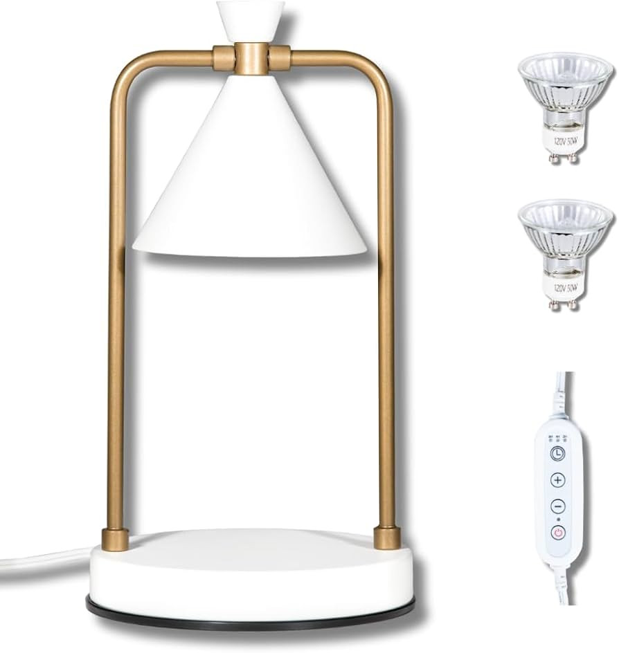 Candle Warmer Lamp for Jar Candles - Timer & Dimmer - Adjustable Brightness - Fits Many Sizes - B... | Amazon (US)