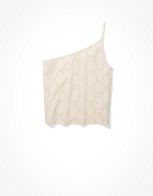 AE One Shoulder Crop Top | American Eagle Outfitters (US & CA)