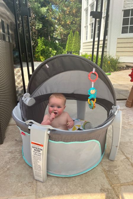 Summer baby by the pool. Beach essentials with kids. Contain the kiddos. Sun shade. Portable carrier. Sumner must have for baby and newborns  

#LTKfamily #LTKkids #LTKGiftGuide