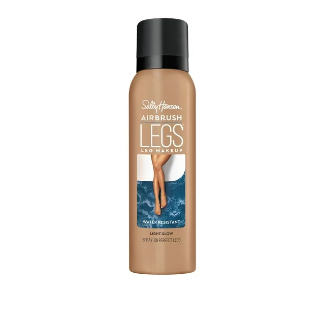 Sally Hansen Airbrush Legs Makeup, Tan Glow, 4.4 oz Spray, Water and Transfer-Resistant | Walmart (US)
