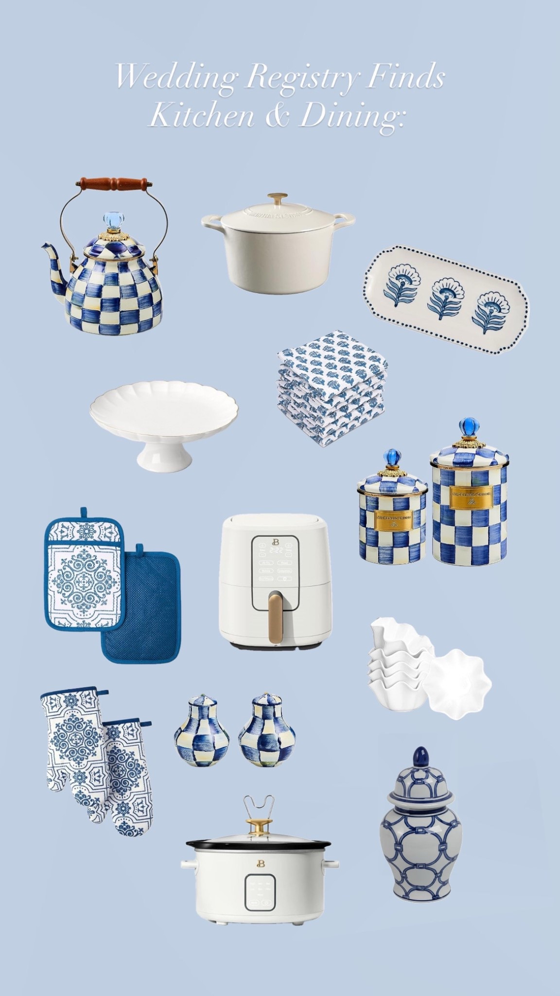 Kitchen & Dining Registry Finds!!!!💙💍

#LTKHome #LTKSaleAlert #LTKSpringSale