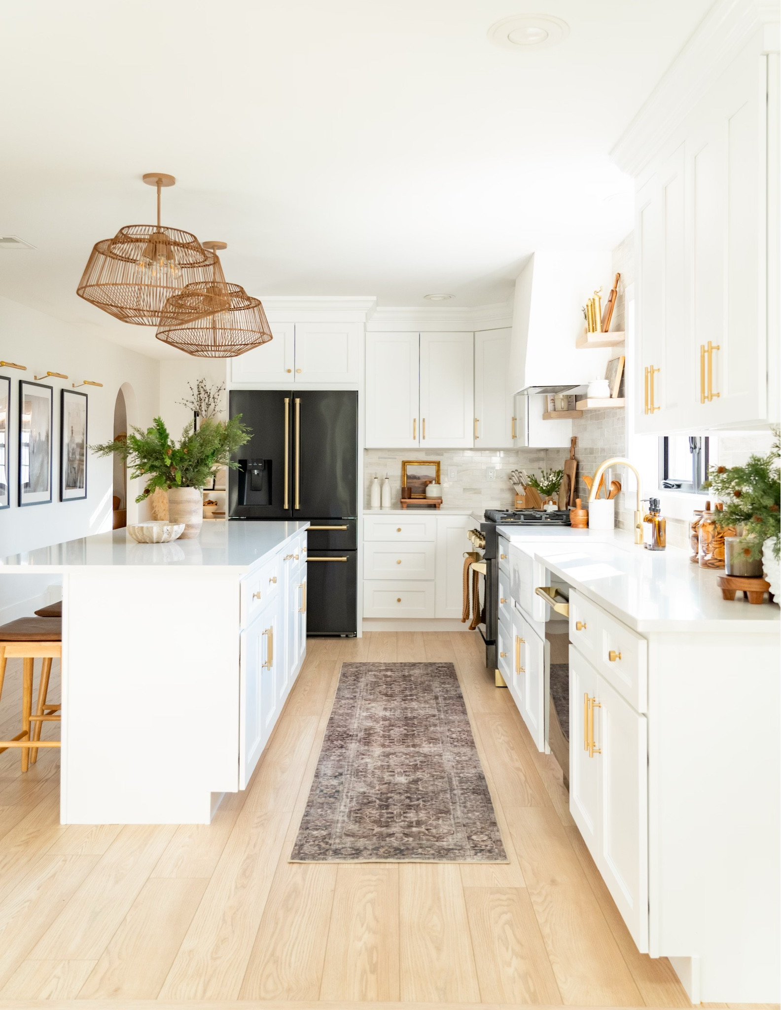 The Magnolia Home buttery soft runner that makes standing on my feet in the kitchen a comfortable experience! 

#modernkitchen

#LTKstyletip #LTKhome