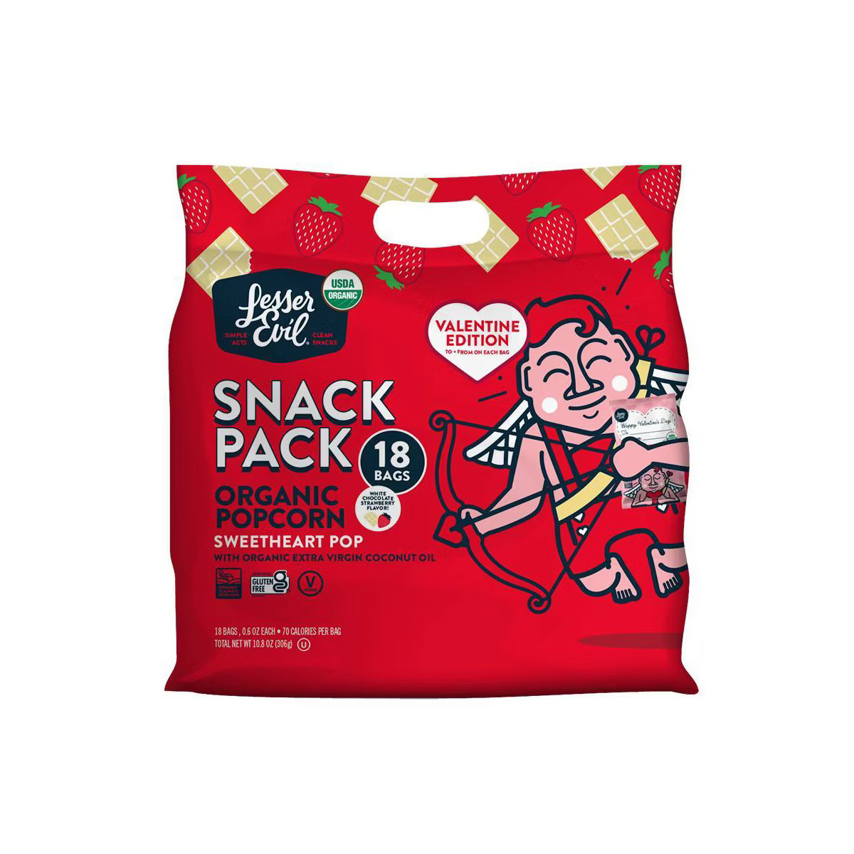 Lesserevil Sweetheart Pop Popcorn - 10.8oz | Target