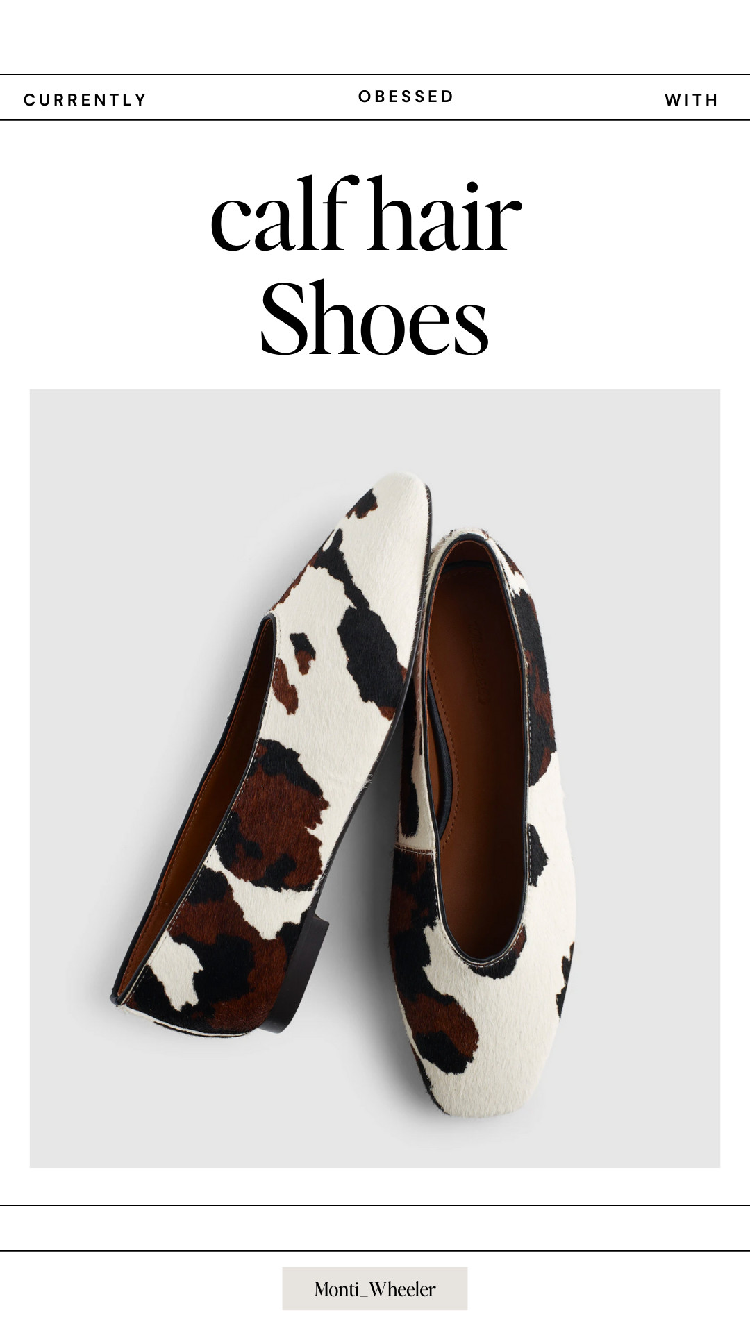 calf hair ballet slipper 

 #LTKgrwm #LTKootd #LTKOver40