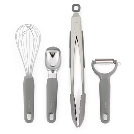 Cooks Essential 4-pc Tool and Gadget Set, One Size, Gray | JCPenney