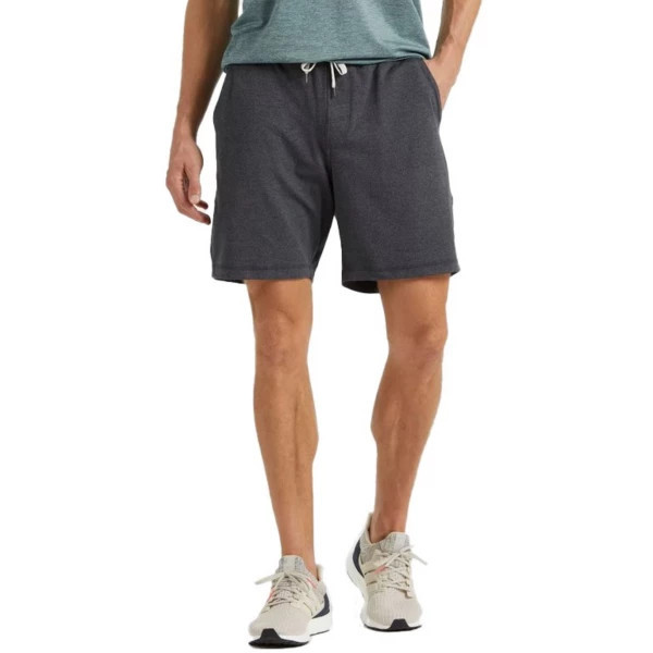 Men's Vuori Ponto Performance 7"" Shorts Medium Charcoal Heather | Scheels
