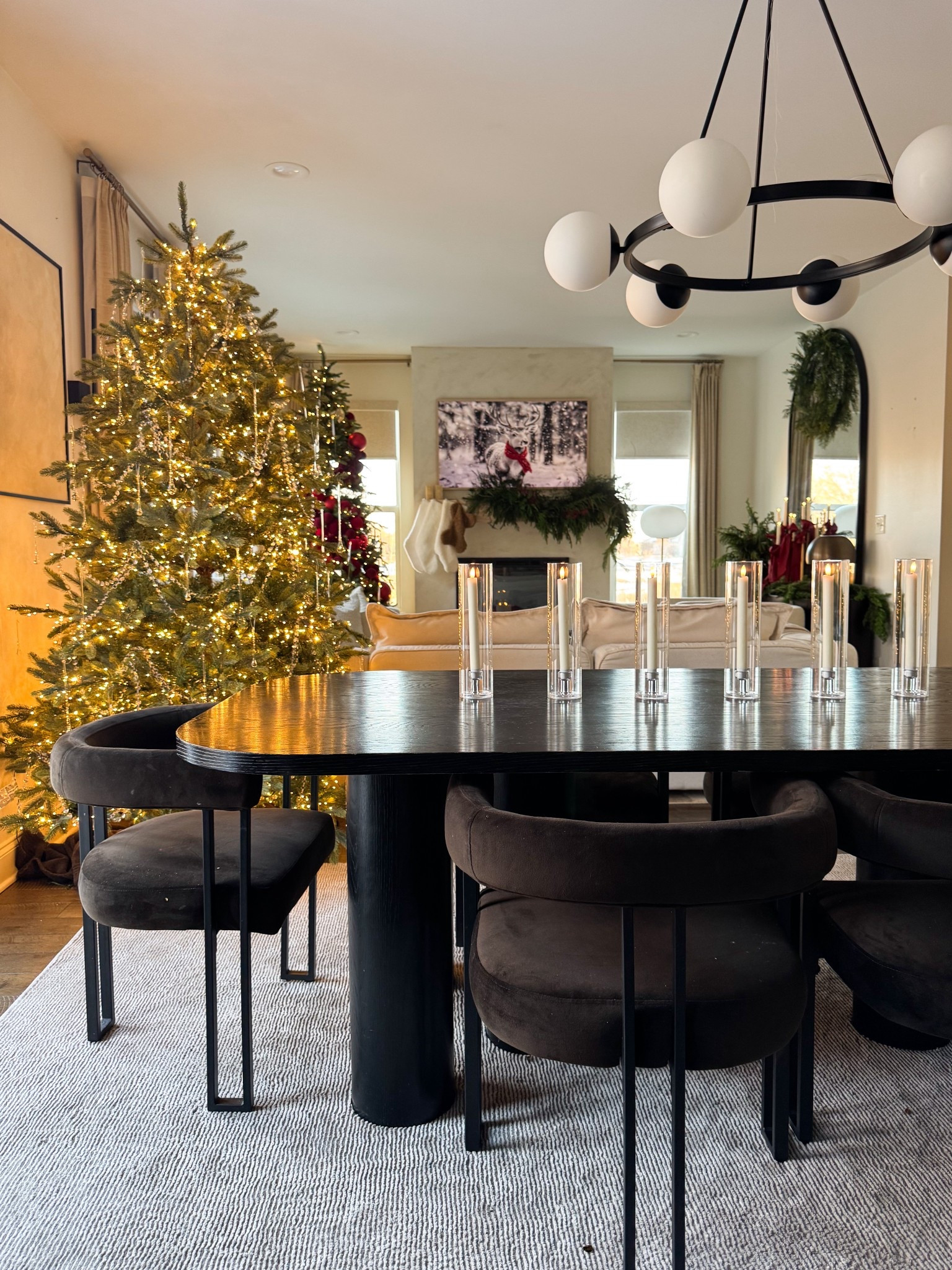 modern kitchen or dining table
seats 6-8

#LTKHome #LTKHoliday