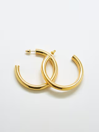 Medium Gold Hoop Earrings | Gap (US)