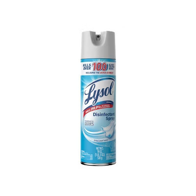Lysol Crisp Linen Disinfectant Aerosol Spray - 19oz | Target