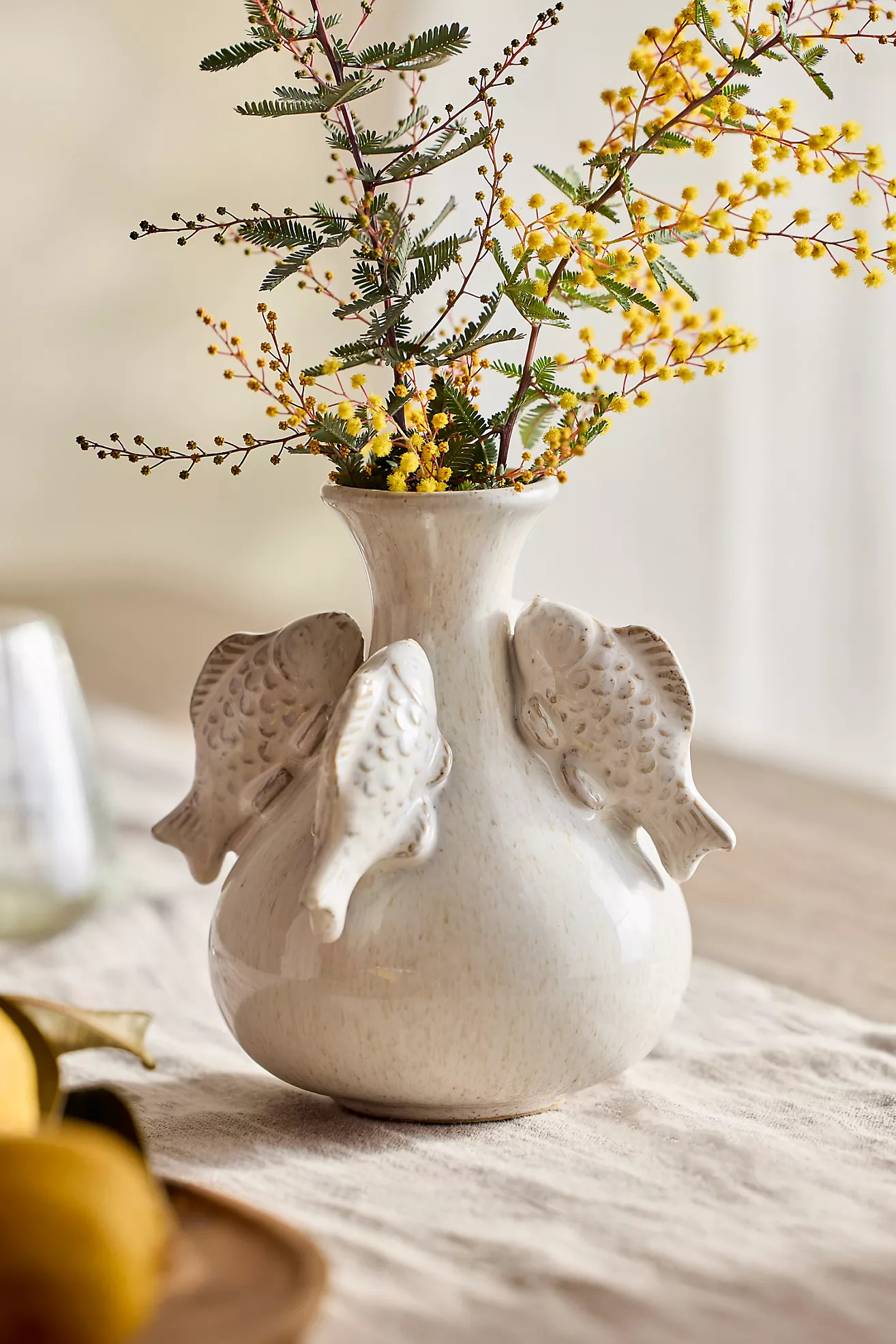 School of Fish Ceramic Vase | Anthropologie (US)