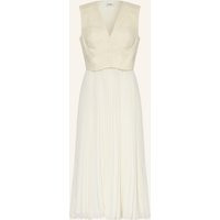 Sandro Plisseekleid Mit Leinen weiss | Breuninger (DACH)