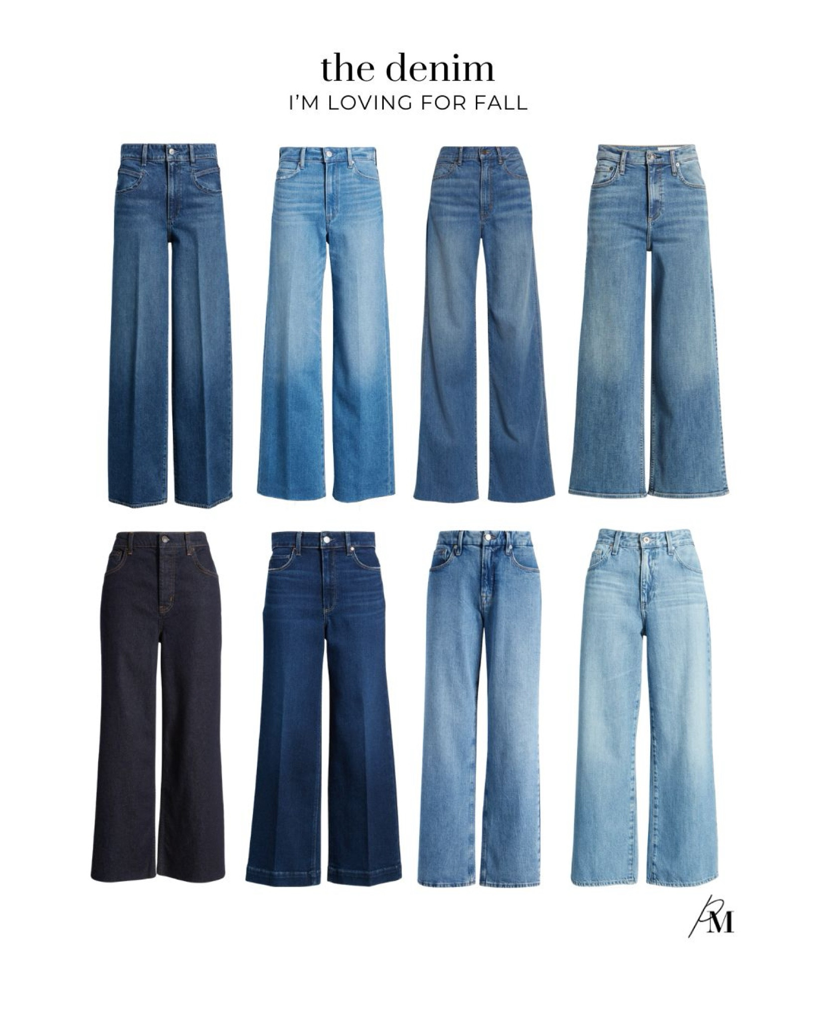 Denim I'm loving for fall. Wide leg jeans are trending and I love it! 

#LTKSeasonal #LTKStyleTip #LTKBeauty