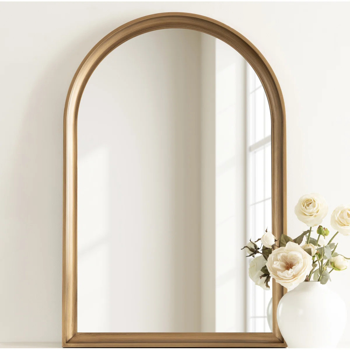 Branwell Wood Flat Mirror | Wayfair North America