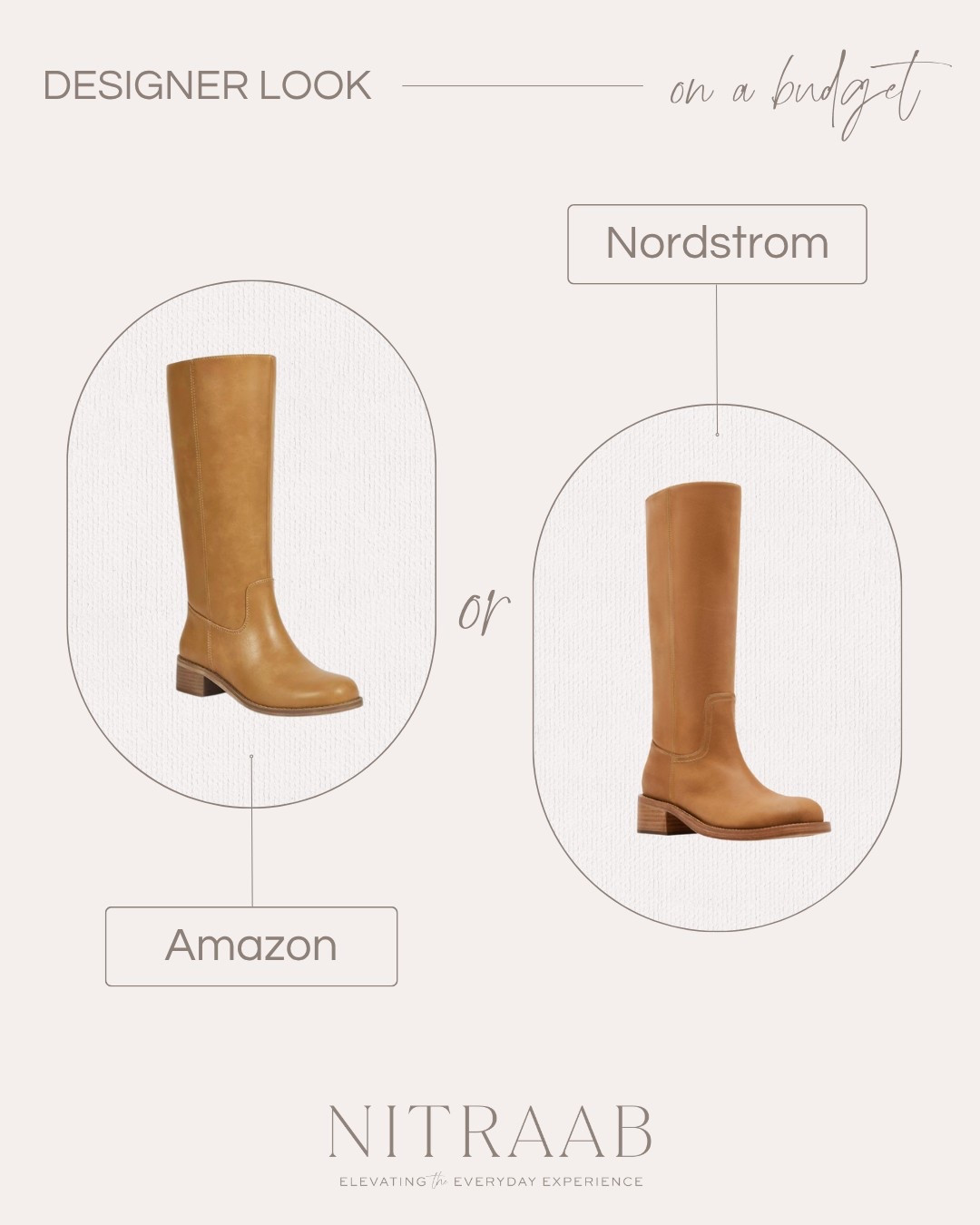 Designer Look On A Budget ✨

designer inspired // save vs splurge // get the look for less // save or splurge // amazon fashion // amazon finds // amazon fashion finds // amazon boots // amazon fall shoes // riding boots

#LTKShoeCrush #LTKFindsUnder100 #LTKStyleTip