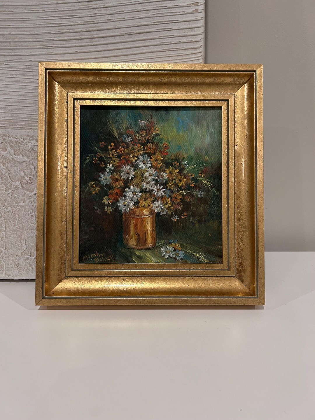 Floral Still Life - Signed Oil Painting - Etsy | Etsy (US)