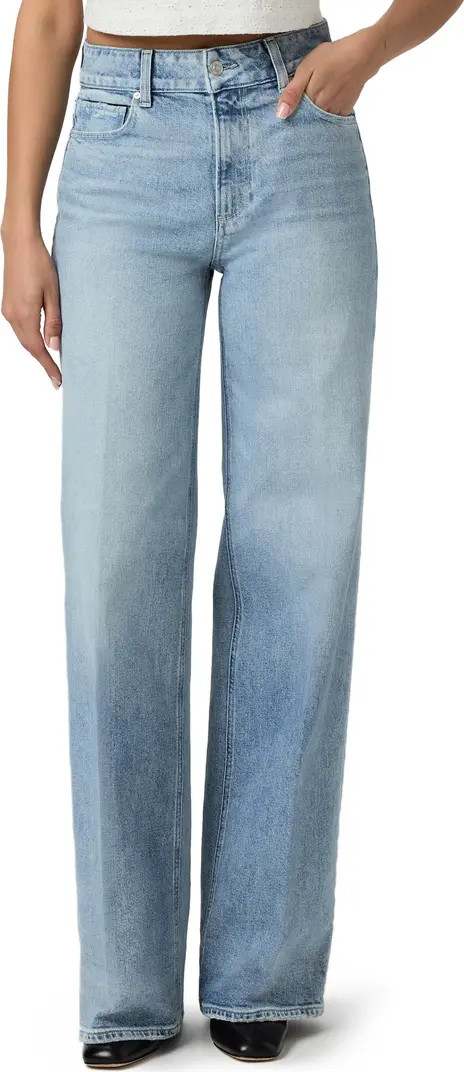 PAIGE Sasha High Waist Wide Leg Jeans | Nordstrom | Nordstrom