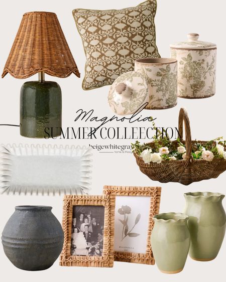 The new summer line at magnolia! So many affordable home decor pieces to refresh your home! From vases and baskets and lamps!! 

#LTKfindsunder100 #LTKSeasonal #LTKfindsunder50