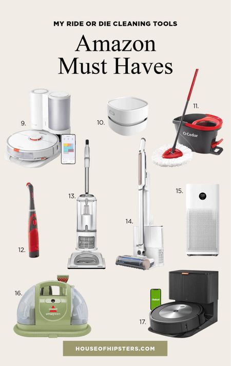 Amazon must haves - vacuums and cleaning tools addition. We all know Amazon Prime Day has deep discounts on vacuums, mops, air purifiers, robotic vacuums, and upholstery cleaners. Some of these top picks are Early Prime Day Deals! So snap them up. These are my tried and true favorites that have been tested and reviewed by me. #founditonamazon, Amazon finds, Found It On Amazon, Amazon Home. 

#LTKFind #LTKhome #LTKsalealert