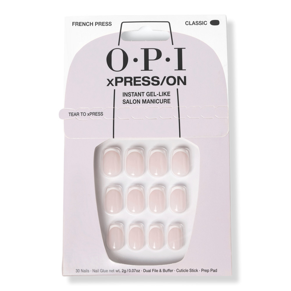 OPI xPRESS/On French Tip Press On Nails - French Press | Ulta