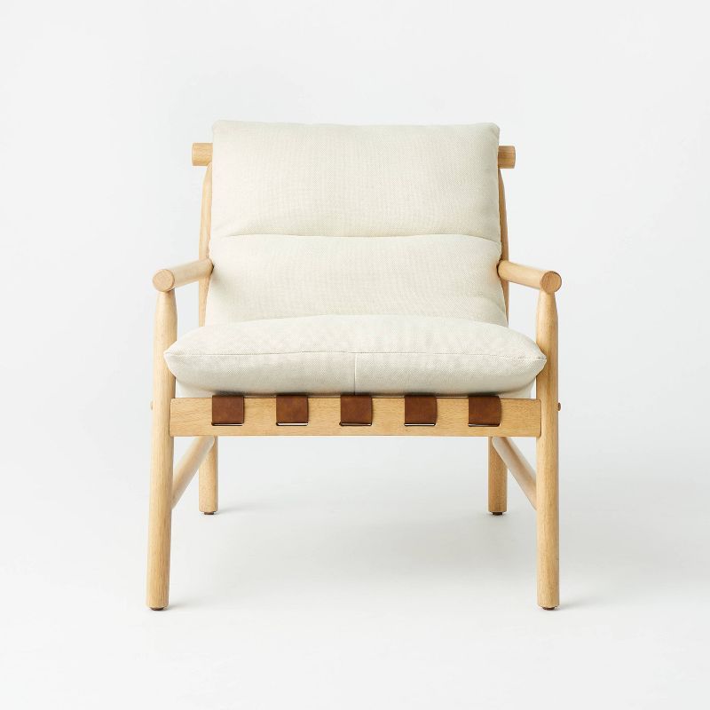 Holly Sling Back Accent Chair Cream/Natural - Threshold™ designed with Studio McGee | Target