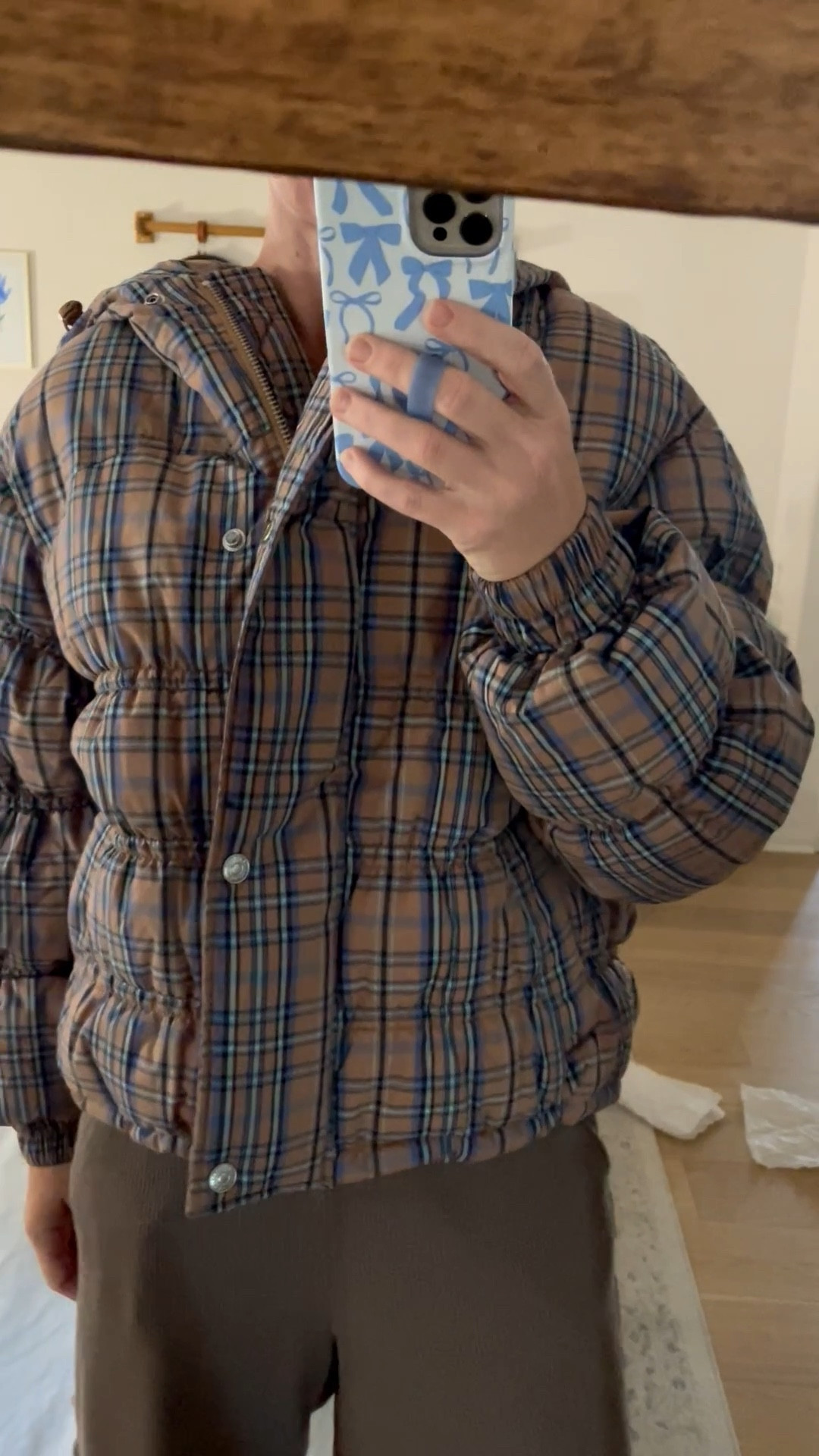 Wanted to do a quick review of the Free People Party of One Puffer Jacket. I personally didn’t love it for me but it’s REALLY well made and could be a winter staple! It’s just a tad short for my longer torso. It’s very thick with a zipper and snap buttons. It has a big hood and pockets as well. Comes in this tan plaid and a green plaid. It runs very oversized, this is the XS and I could have easily layered a heavy sweater underneath. Overall a great option for cooler weather that has a little personality.  

#LTKSeasonal #LTKHoliday #LTKGiftGuide