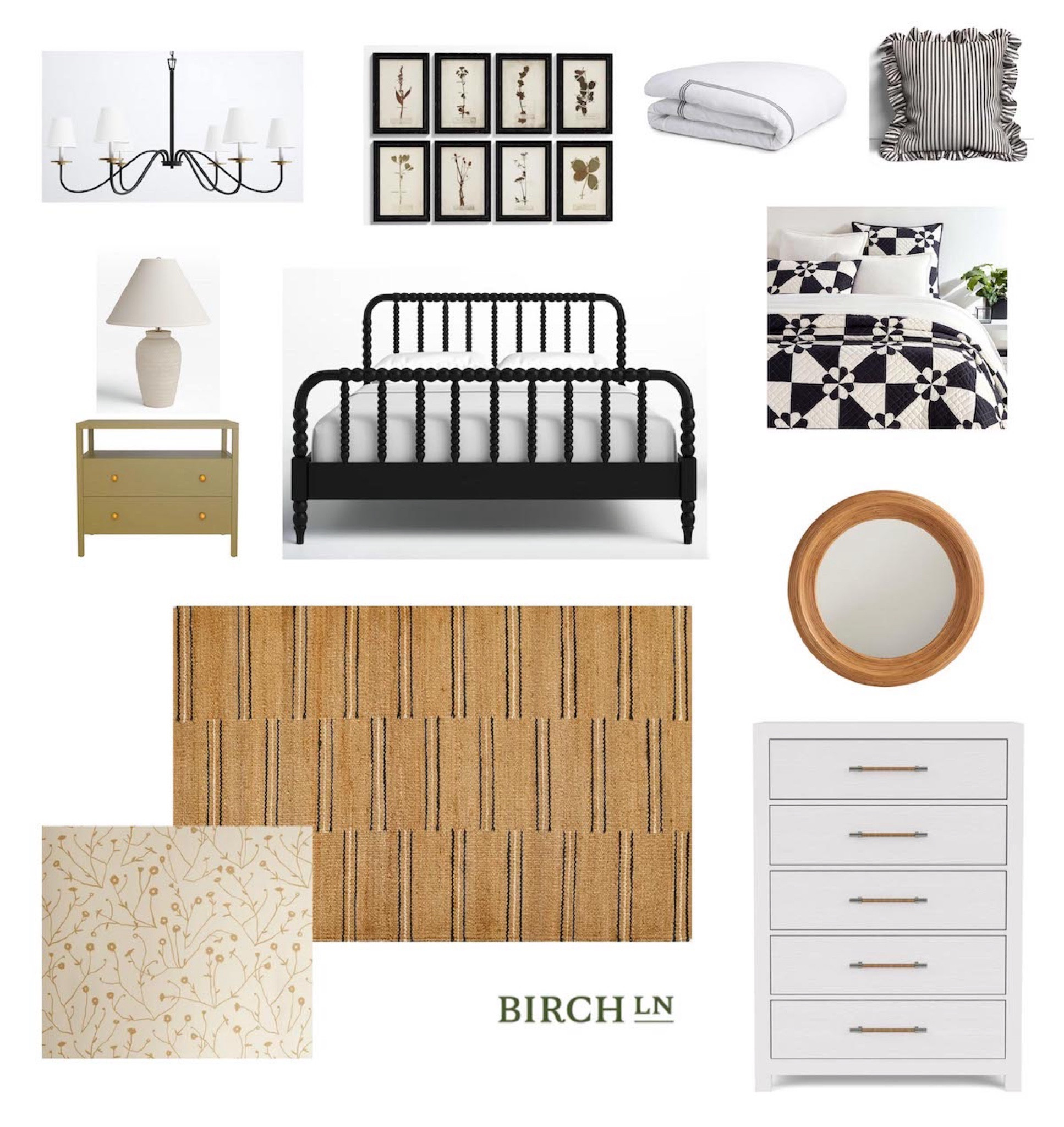 A cottage style bedroom all done with @birchlane - currently up to 40% off and free shipping! #mybirchlane #birchlanepartner