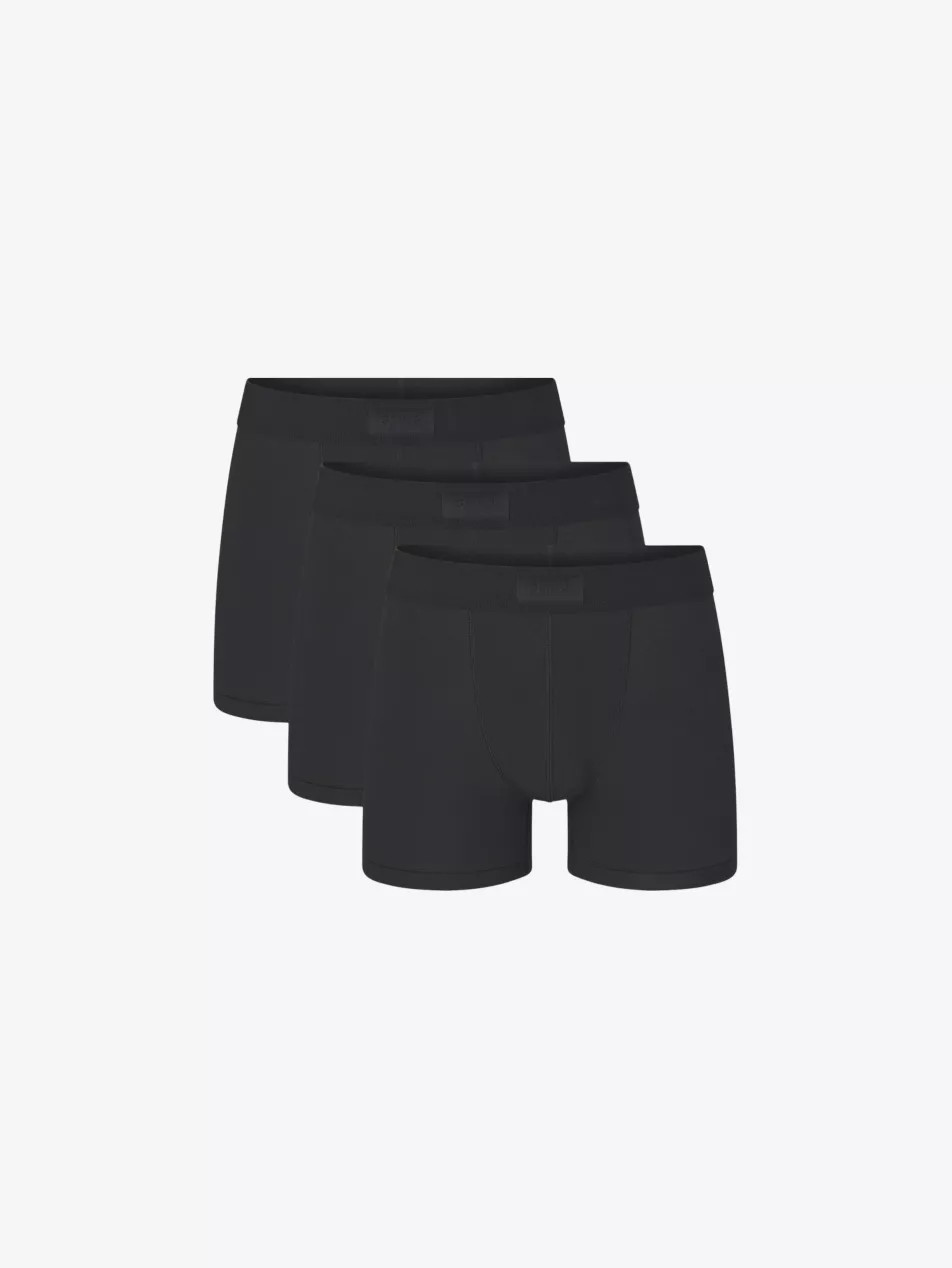 Branded-waistband 3in pack of three stretch-cotton boxer briefs | Selfridges