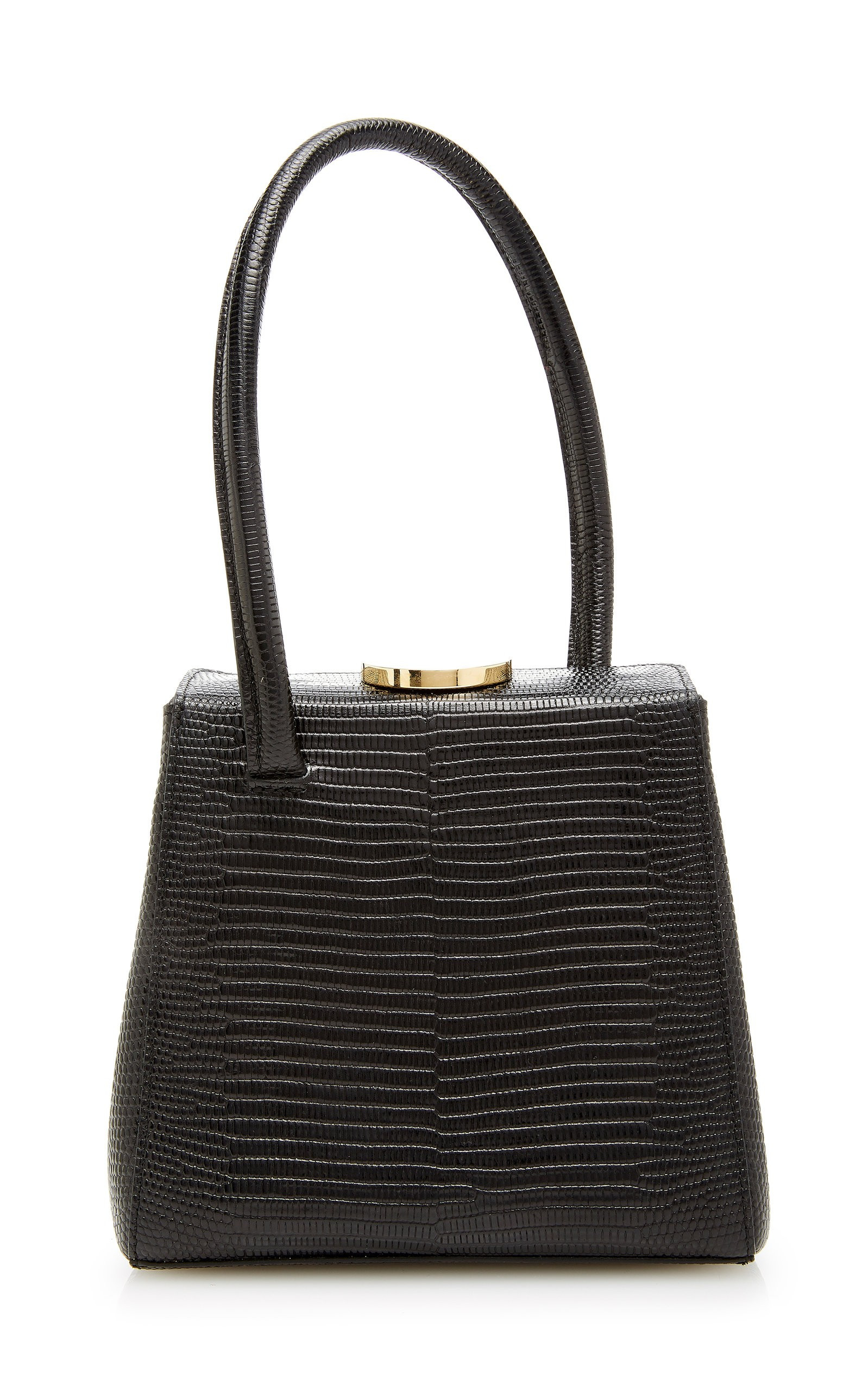 Mademoiselle Lizard-Embossed Leather Bag | Moda Operandi Global