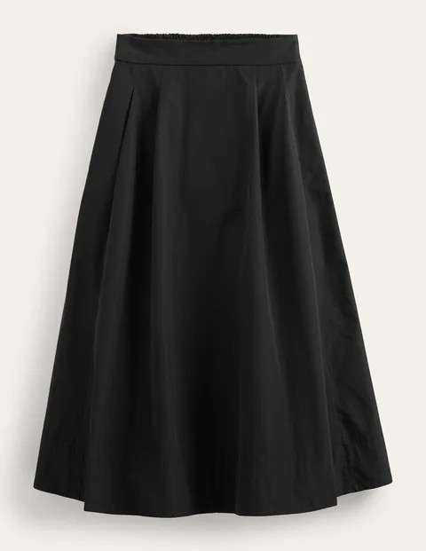 Taffeta Pull-on Midi Skirt | Boden (UK & IE)