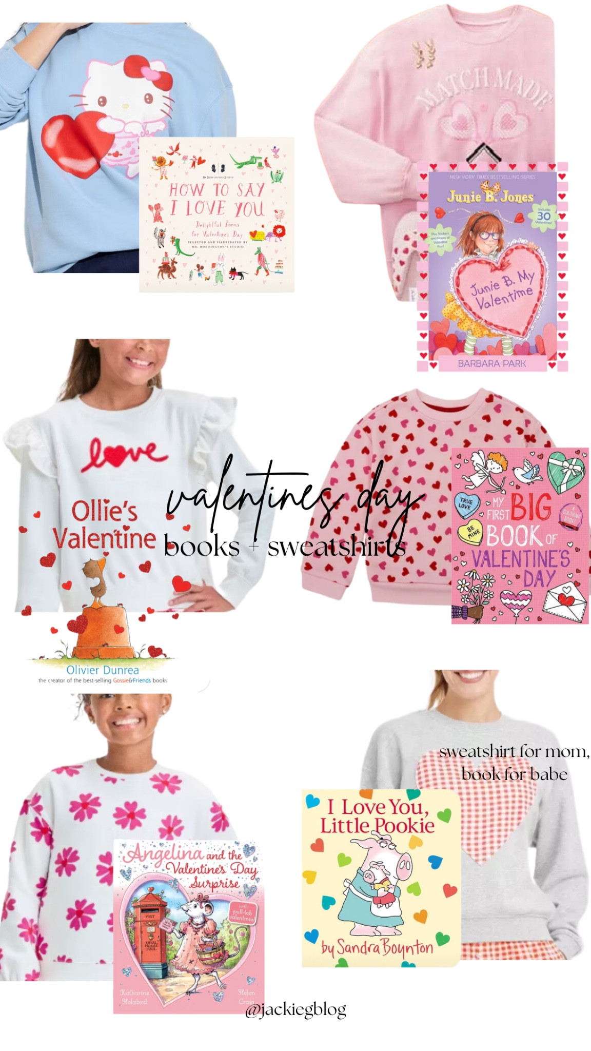 Book + sweatshirt combos! 