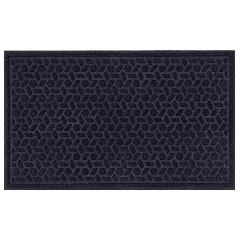 1'6"x2'6" Solid Tufted Doormat Navy - Mohawk | Target