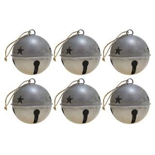 Haute Decor 6ct. 3.5" Silver Jingle Bell Ornaments | Michaels Stores