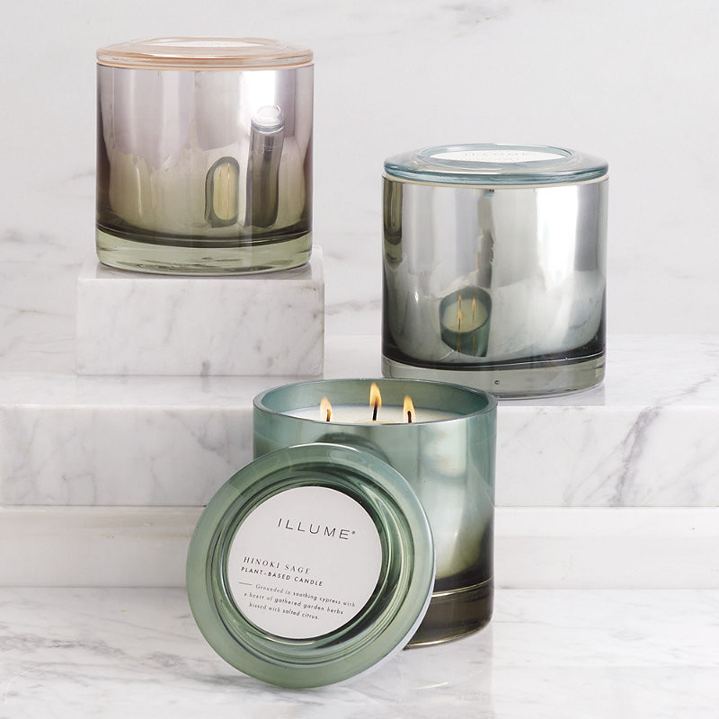 Illume Statement Glass Candle - Fresh Sea Salt - Frontgate | Frontgate