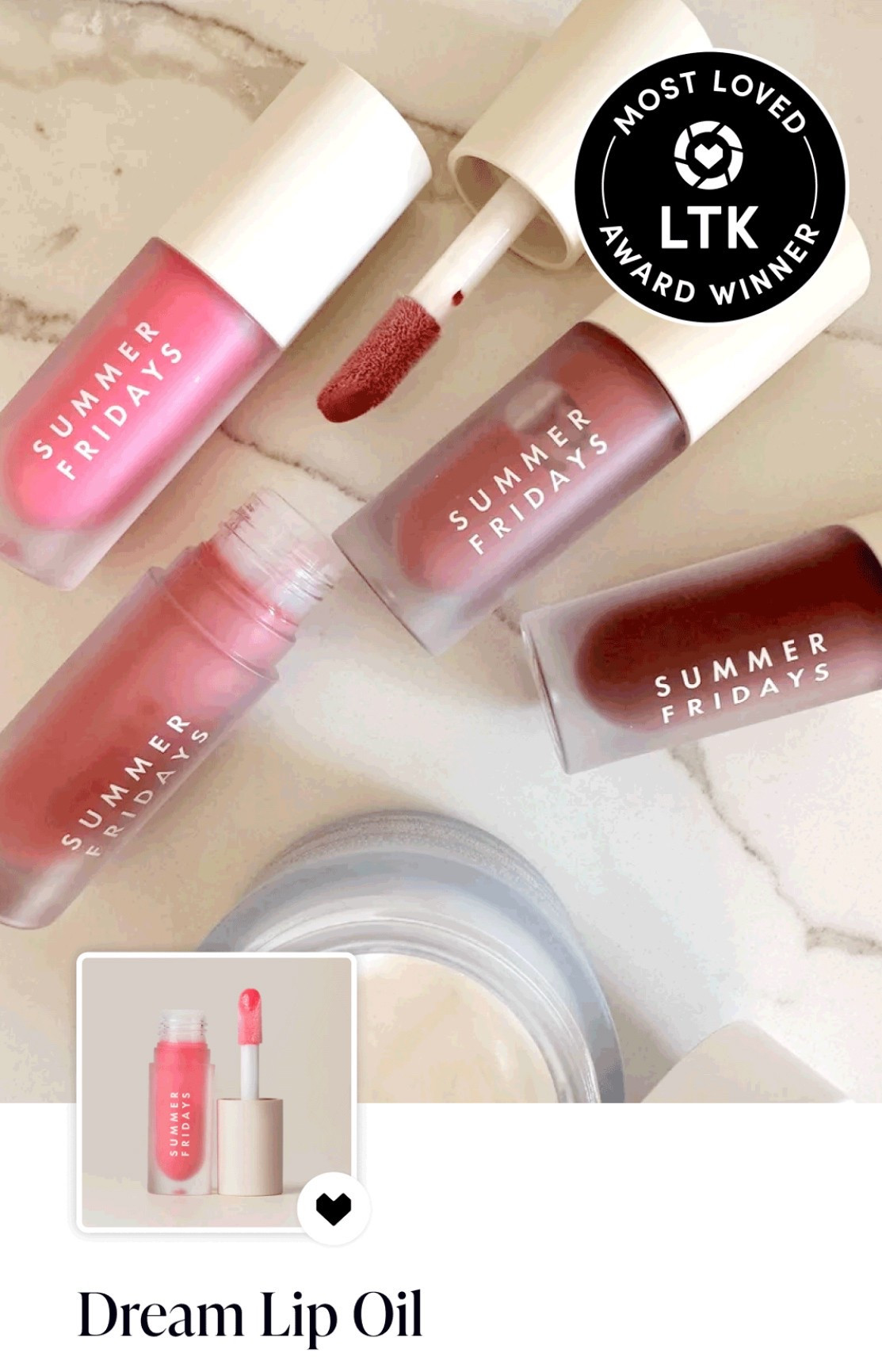 Lip oil 

#LTKBeauty #LTKFindsUnder50 #LTKU