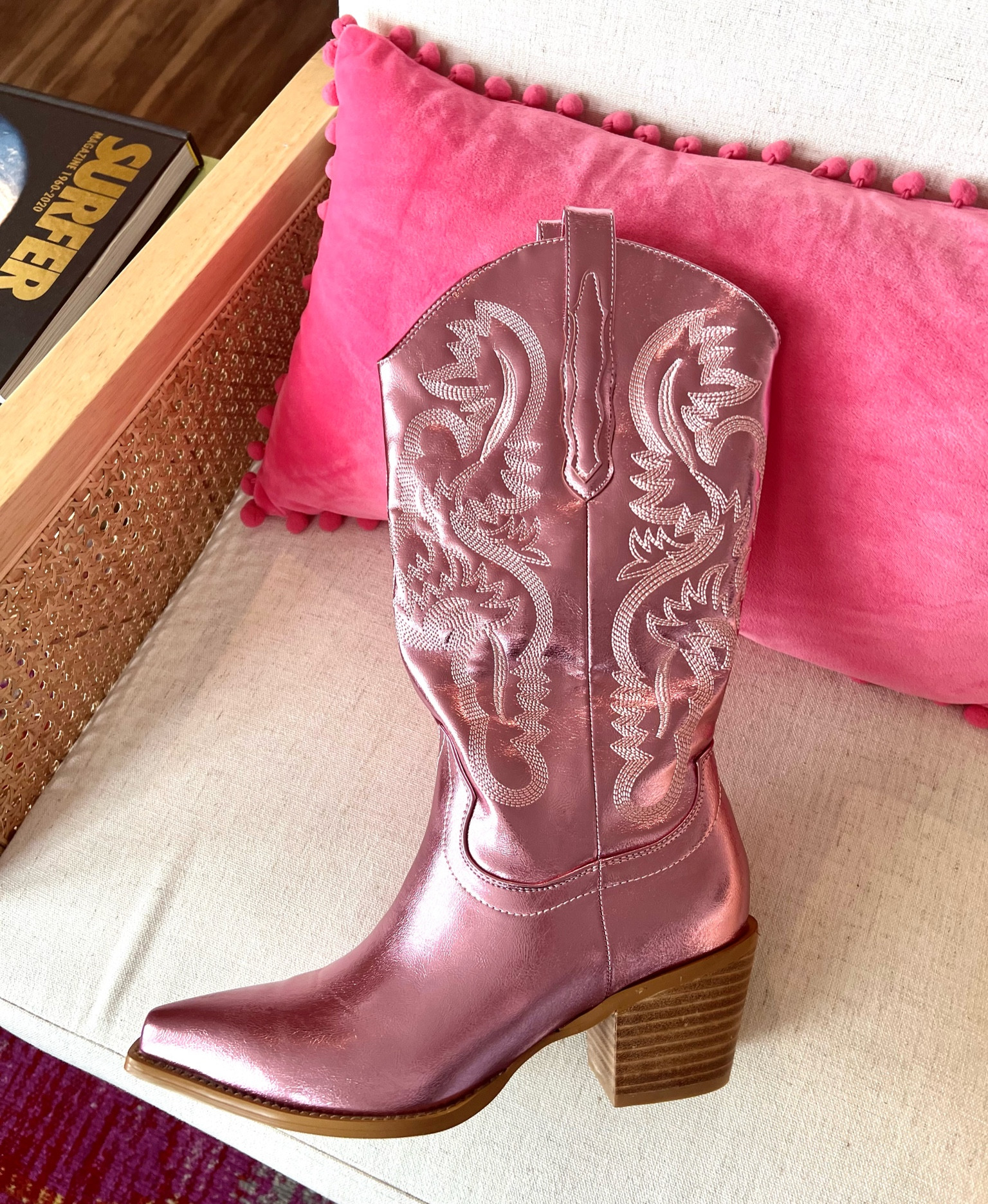 FUN pink cowgirl boots 

#LTKunder50 #LTKFind