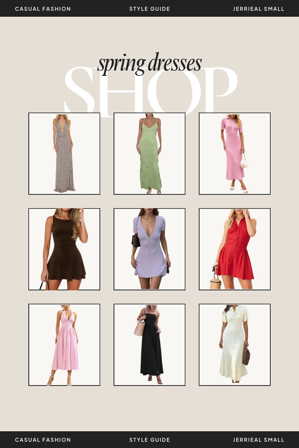 Spring dress guide 🌸