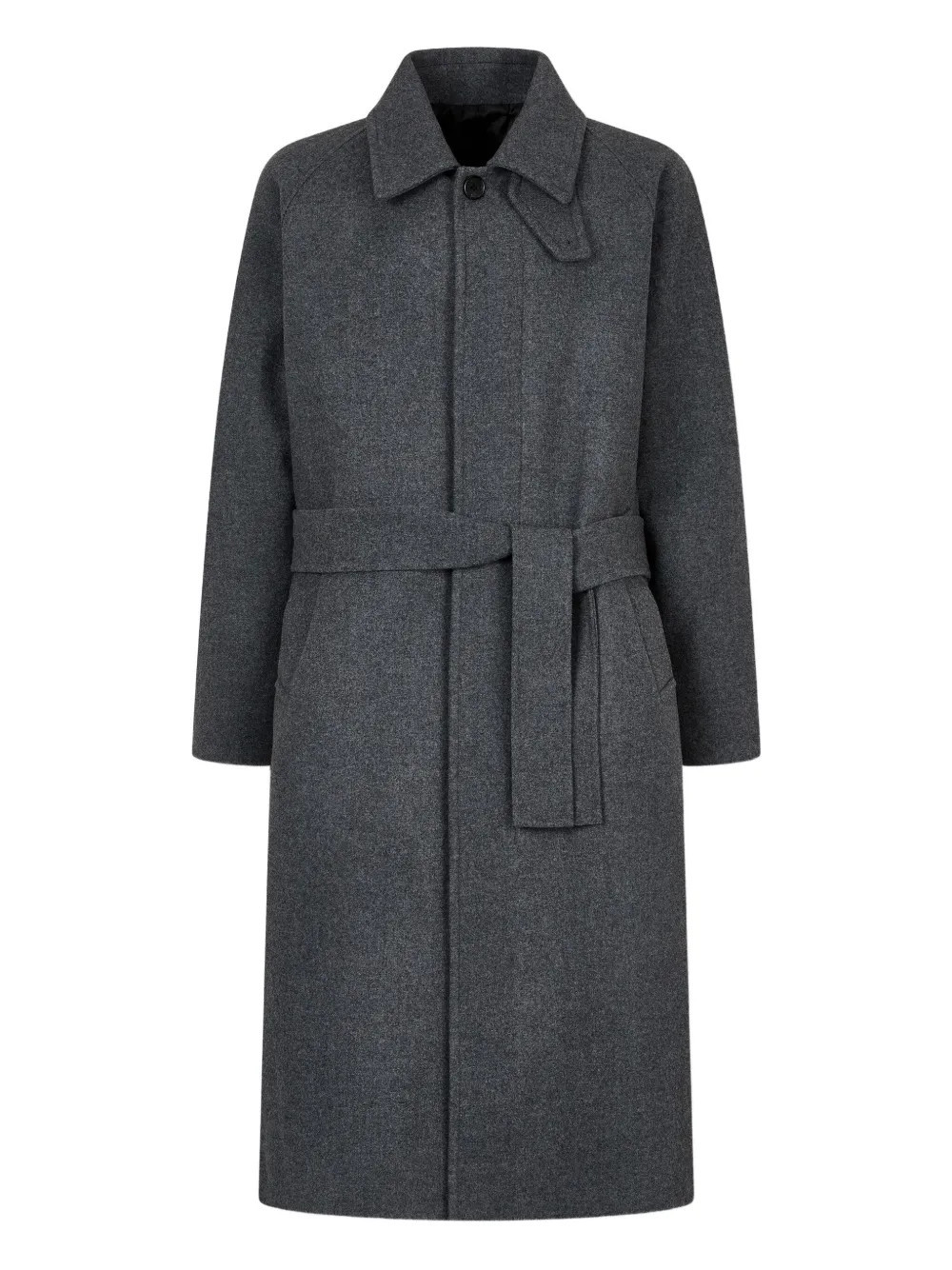TOMBOY belted wool coat - Grey | Farfetch Global