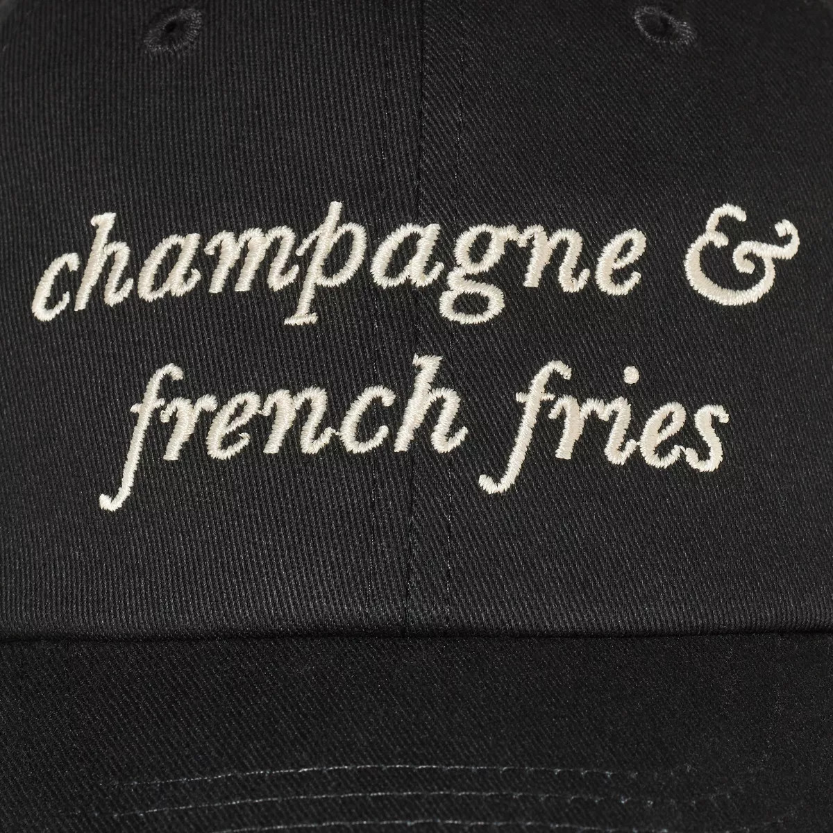 Women's Champagne & Fries Baseball Hat - kate spade new york x Target Black | Target